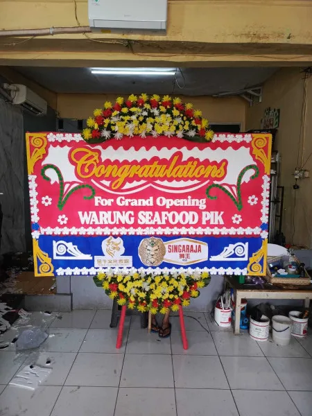 Papan Bunga Ucapan Selamat Kalensari Widasari